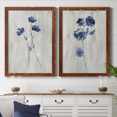 " Indigo Botanical III " 2 - Pieces