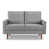 100 % polyester gris est en rupture de stock
