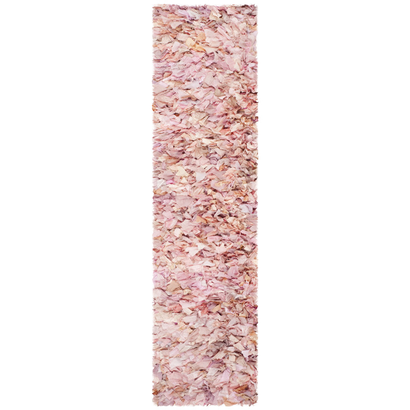 Tapis géométrique tissé à la main Godsey, Tapis de couloir 2 pi 3 po x 11 pi