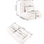 Lit rose polyvalent, 5 positions réglables, pour lit pour chien à usage domestique, réglages, doux