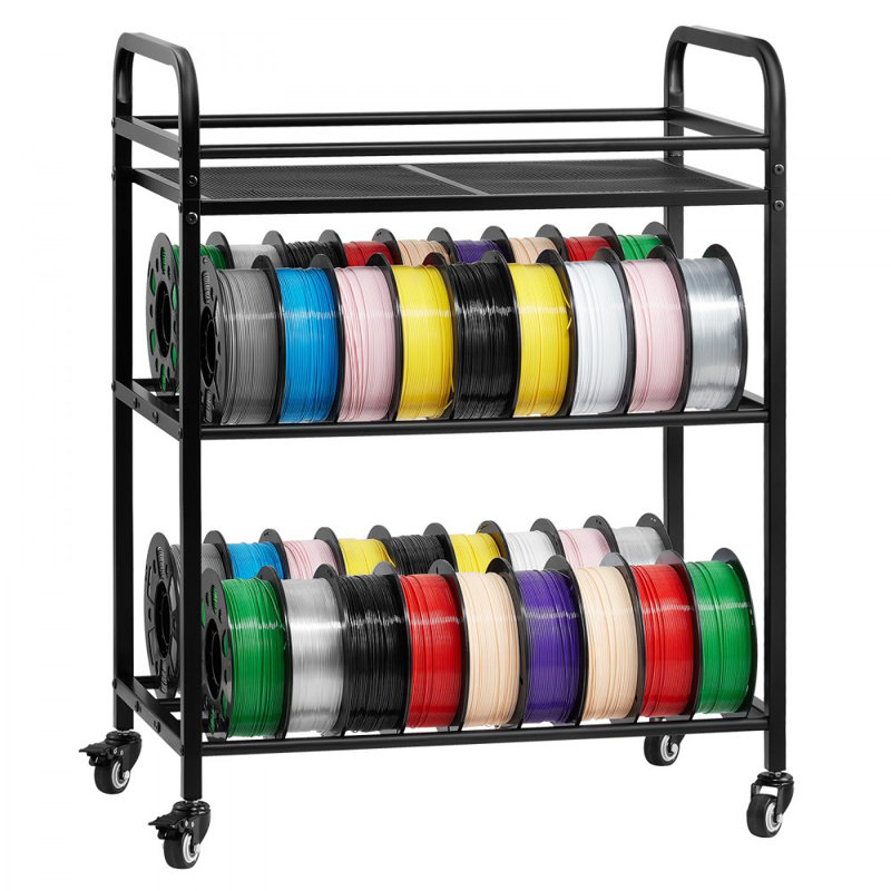 Porte-bobine de filament pour imprimante 3D à 3 niveaux