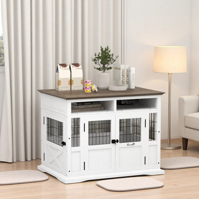 Table d'appoint pour chien Dog Kennel Furniture