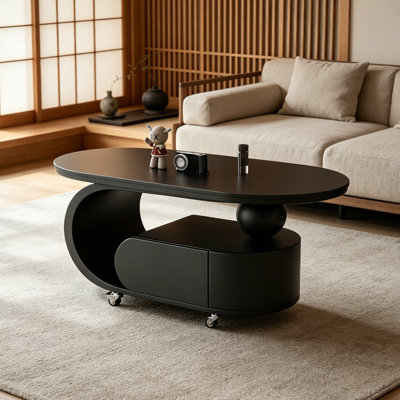 Table basse moderne de style crème