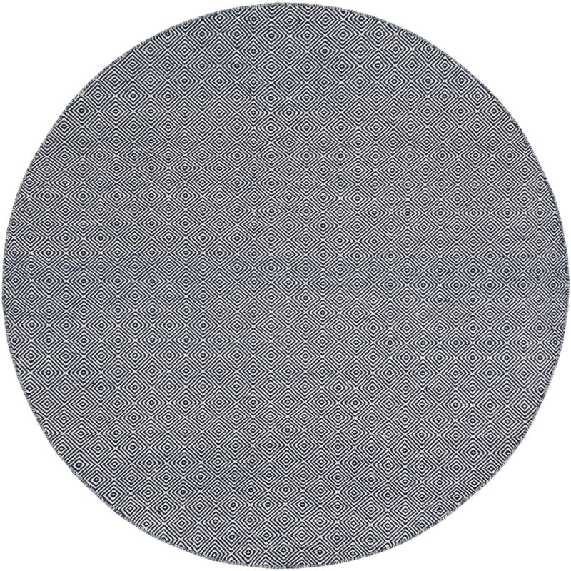 Tapis contemporain Contemporary, Rond 7 pi 10 po