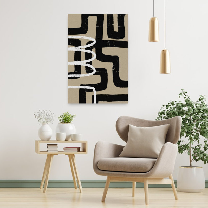 Art contemporain, art contemporain abstrait, H 36 po x l 24 po
