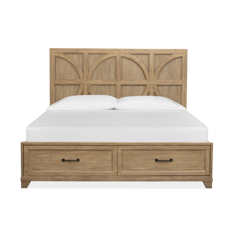 Queen Panel Storage Bed