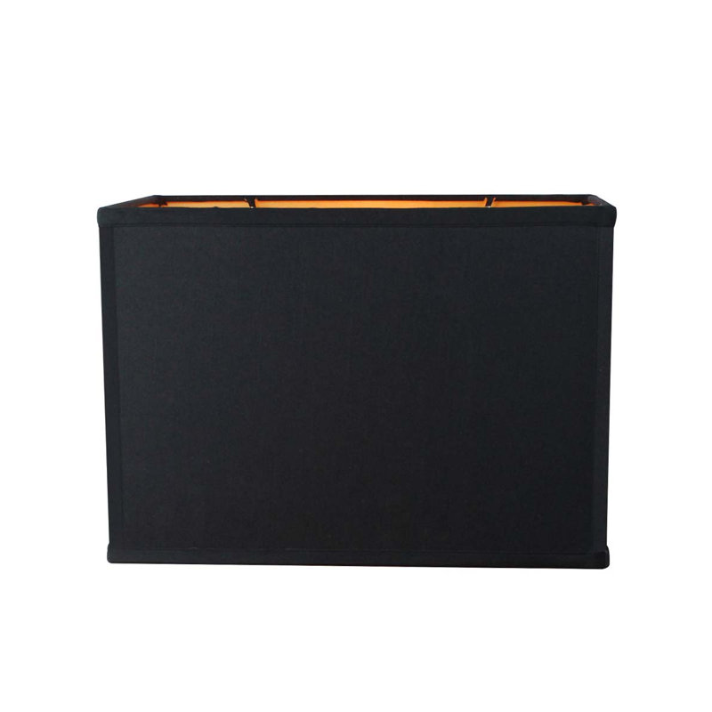 Abat-jour rectangulaire en lin 9 po H