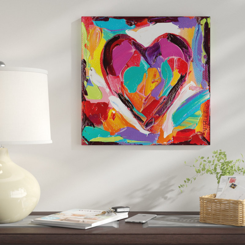 « color expressions iv », reproduction d’impression sur toile tendue, H 12 po x l 12 po x P 1,5 po