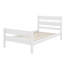 Structure de lit simple en bois avec tête et pied de lit inclus-1128182148