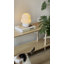 Lampe poly colombe blanche