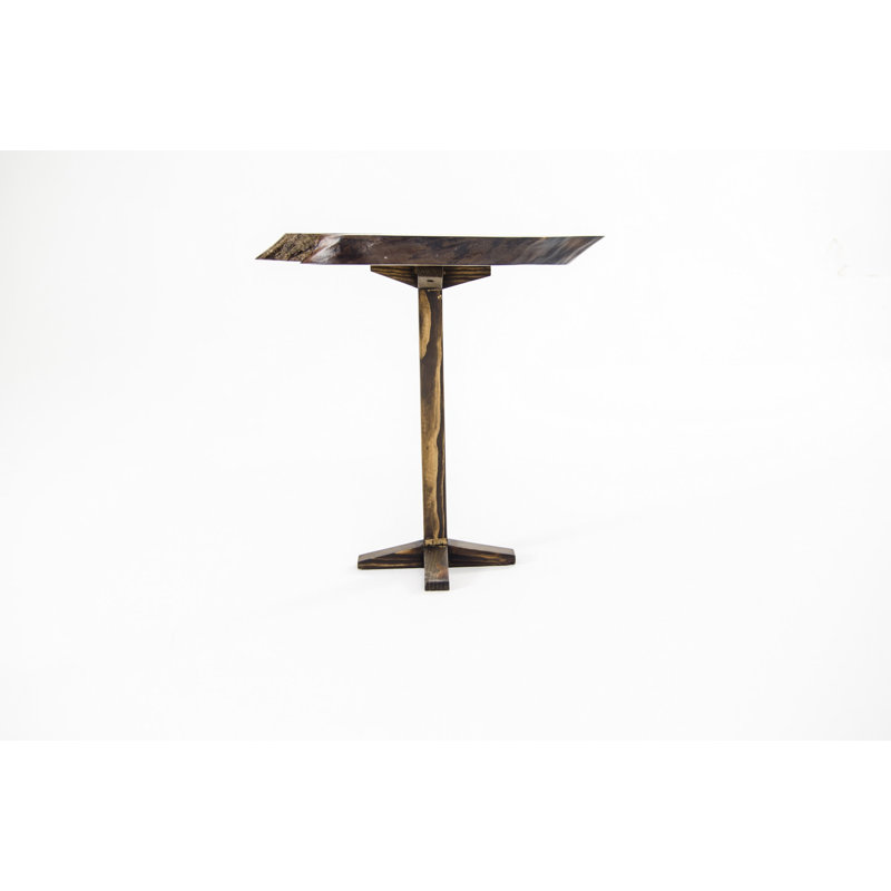 Abercorn Solid Wood Tree Stump End Table