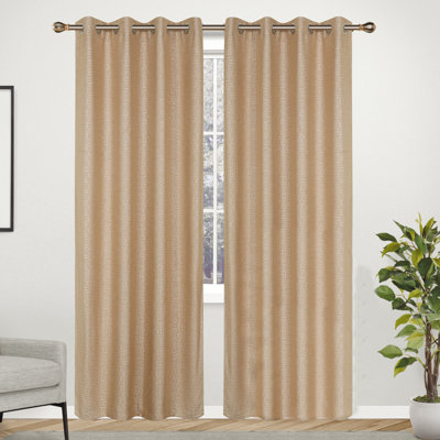 Adrik Room Darkening Curtain Single Panel