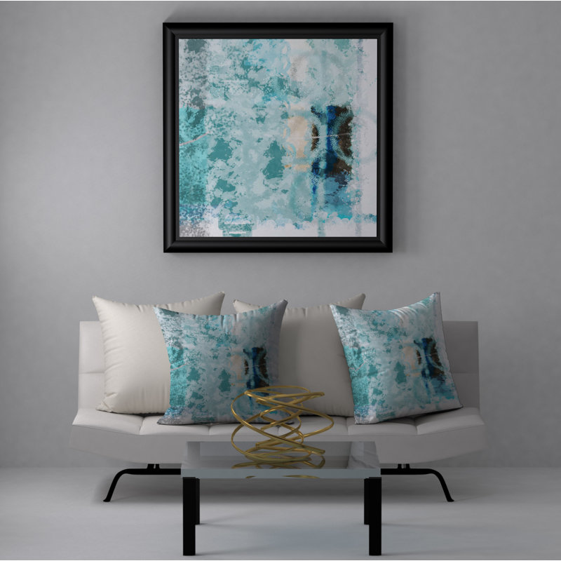 Housse de coussin décorative carrée « Pleasure Smashing »/insert, 20 po x 20 po