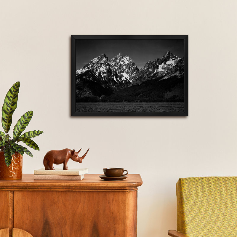 Affiche encadrée haut de gamme Grand Teton X par Ansel Adams, H 24 po x l 32 po