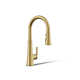 Tone Single Handle Pull Down Kitchen Sink Faucet with Three-Function Pull Down Sprayer