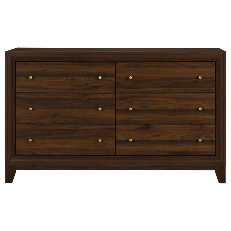 Commode 6 tiroirs Noyer