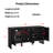 60" Mid Century Modern Sideboard Buffet Cabinet With Storage-523381346