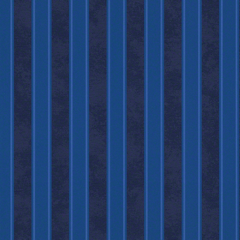 Barocco and Stripes 10.5m x 70cm Wallpaper, Blue