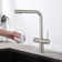 KIBI Circular 2-in-1 Single Hole Pull Out Kitchen Faucet