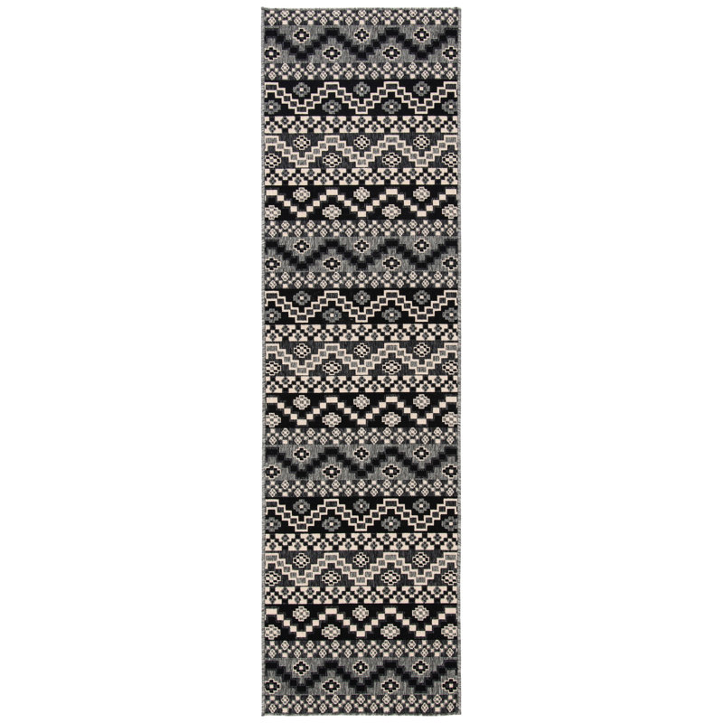 Northpoint Veranda Geometric Indoor/Outdoor Area Rug, Runner 2'3" x 6'7"