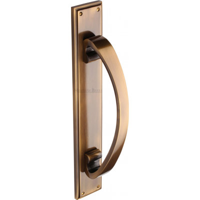Heritage Brass Heritage Door Pull Handle on Plate