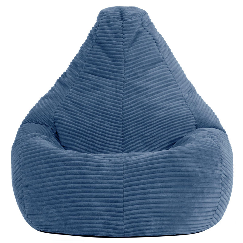 Bean Bag Bazaar Kids Dalton Cord Bean Bag, Denim Blue