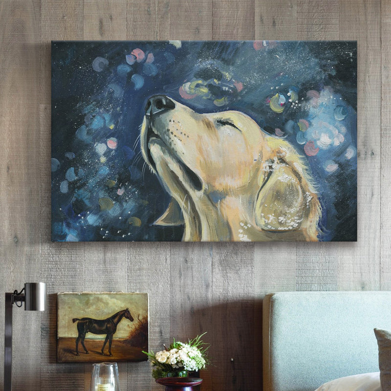 Head In The Clouds by Eyre Tarney - Wrapped Canvas Painting, 24" H x 36" W x 1.5" D