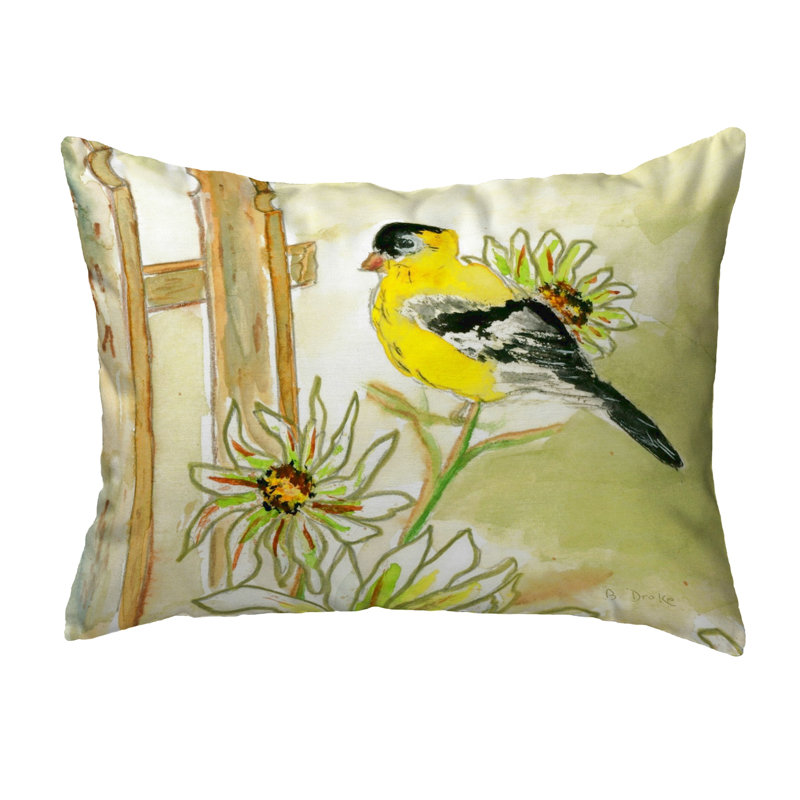 Outdoor Reversible Throw Pillow