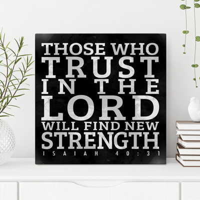 " Trust In The Lord Spiritual "