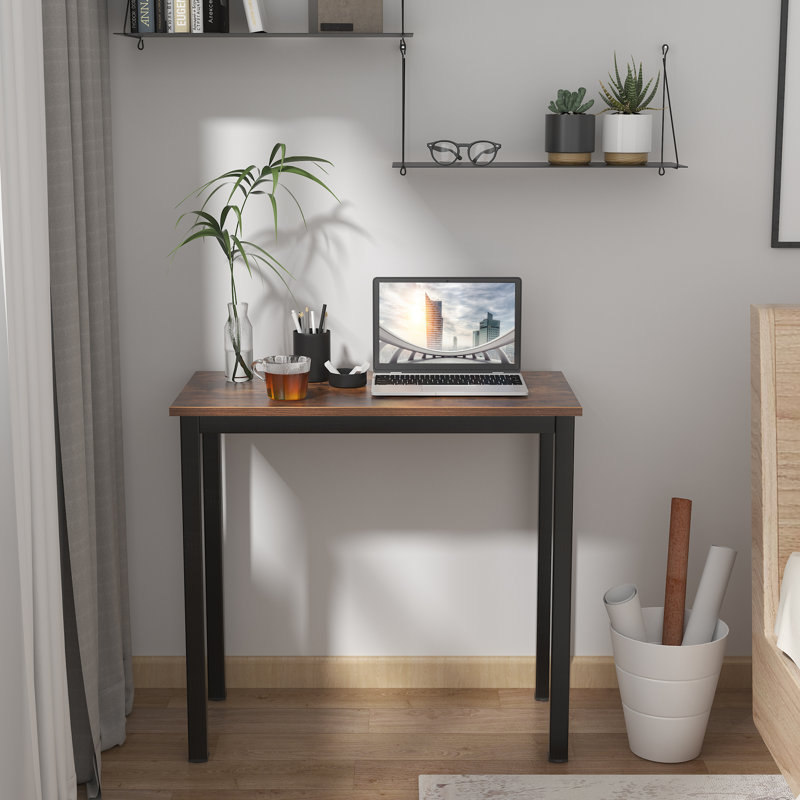 Bureau Adero, H 29,5 po x l 39,3 po x P 23,6 po, Brun rustique / noir