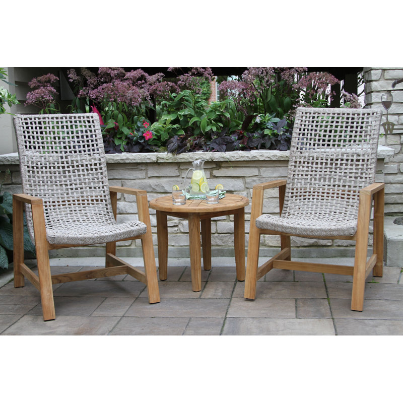 Demetri 3 Piece Teak Seating Group