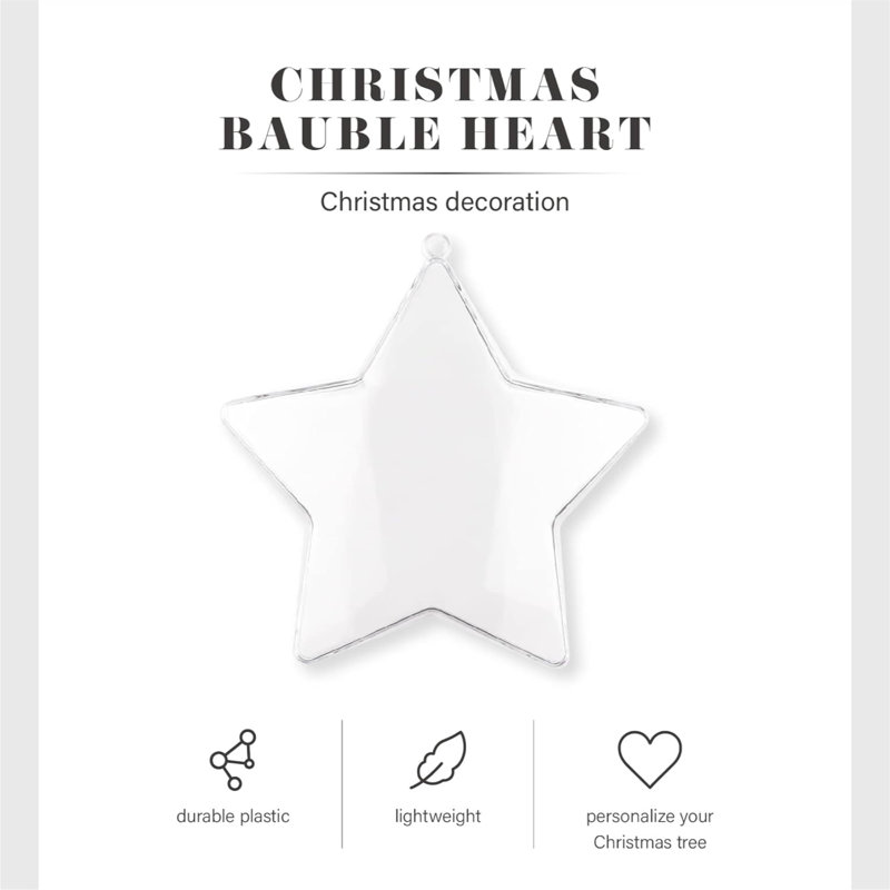 1.4'' Star Hanging Figurine Ornament