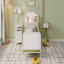 Lit plateforme simple en métal avec lumière, pour chambre d'enfant Lit simple en métal avec design rembourré et avec rangement-1562203349-1562203348