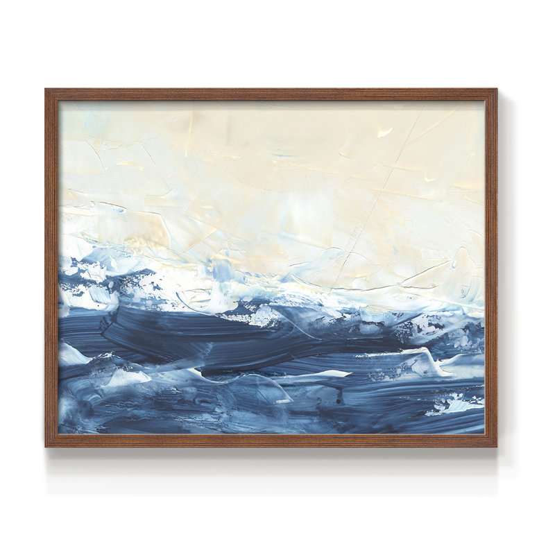 Vague après vague III - Reproduction encadrée - Restickable