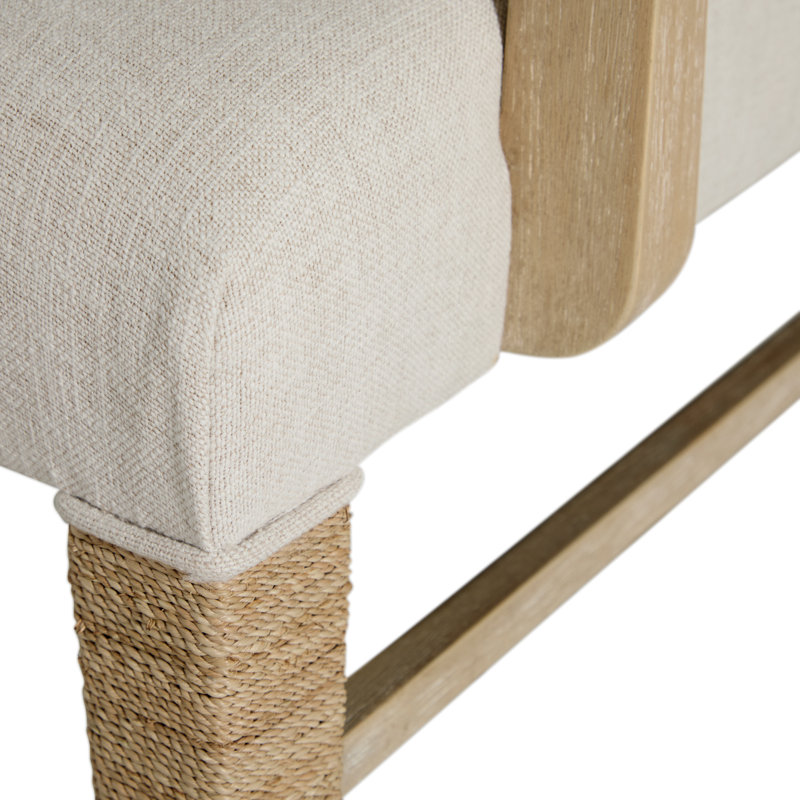 Maris Mahogany Handwoven Dining Arm Chair