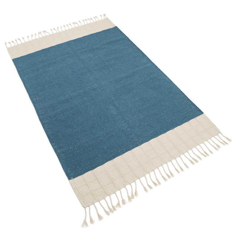 Kidman Solid Colour Hand Woven 100cm X 150cm Area Rug