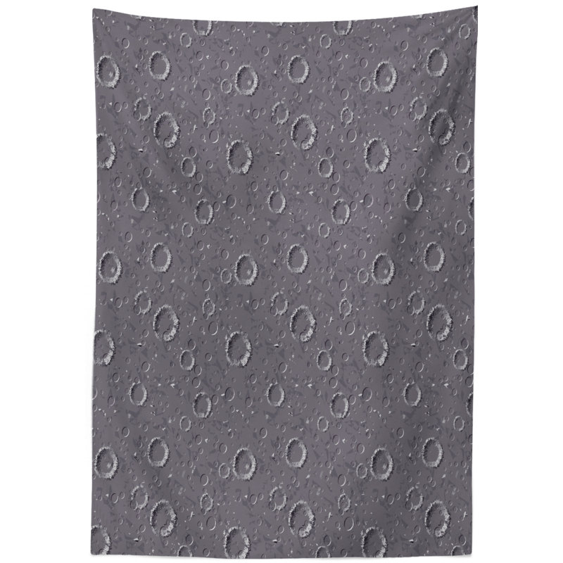 Space Geometric Tablecloth, 84" L x 60" W