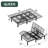 Queen Adjustable Bed Frame With Wireless Remote, Electric Bed, Zero Gravity, Head And Foot Incline, Adjustable Leg Heights, Memory Presets, Anti-Snore-1078328668