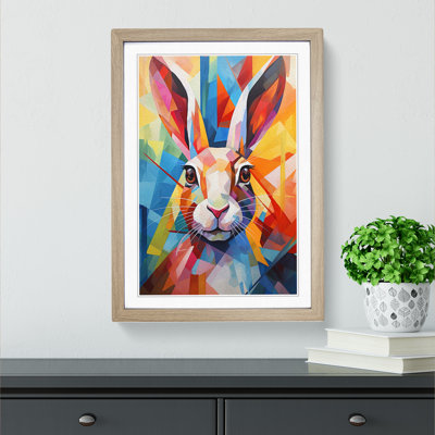 Hare Abstract No.2 - Framed Print