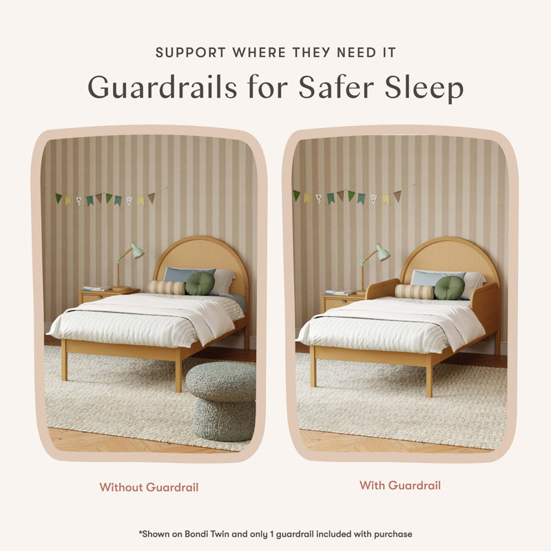 Twin/Full Bed Guardrail, Honey