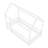 Floor Wooden Bed With House Roof Frame, Fence Guardrails-1345947245-1345947244