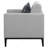 Light Grey Cushion Back Chair