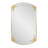 Miroir de coiffeuse doré Kaseta