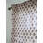 Light Pink Grey Floral Handmade Block Printed Colored Linen Unlined Flat Panel Curtain for Living Room and Bedroom, Boho Farmhouse Linen Drapes & Curtains-1799853310