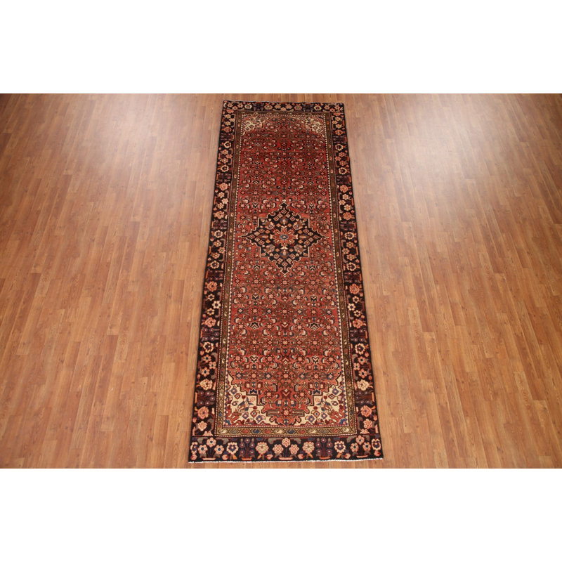 Tapis de couloir géométrique traditionnel 4x11