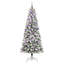 Artificial Hinged Christmas Tree Green and white-1629112161