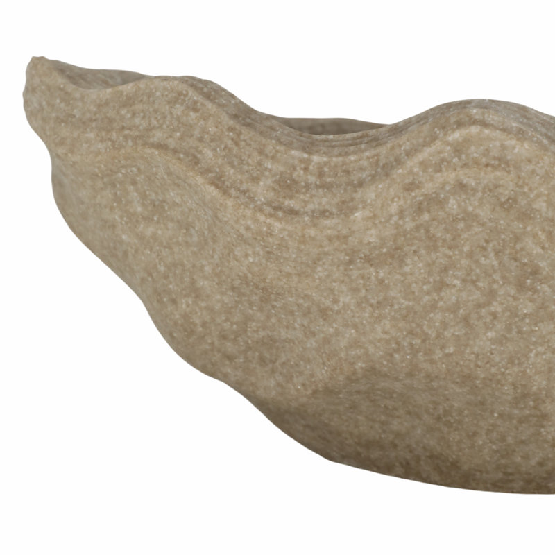Bol de 16 po en résine de quartz brun Flowood