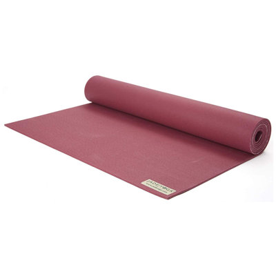 JadeYoga 368RA Harmony Mat, Raspberry, 3/16" 24" x 68"