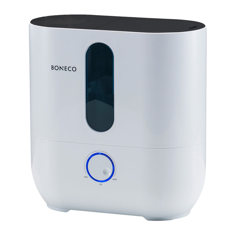 BONECO 1.32 Gallons Dual Mist Ultrasonic Tabletop Humidifier with Adjustable Humidistat for 860 Cubic Feet