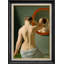 «Woman at the Mirror», œuvre d'art classique nue sur toile, impression de giclée sur toile encadrée-123405783-123405785